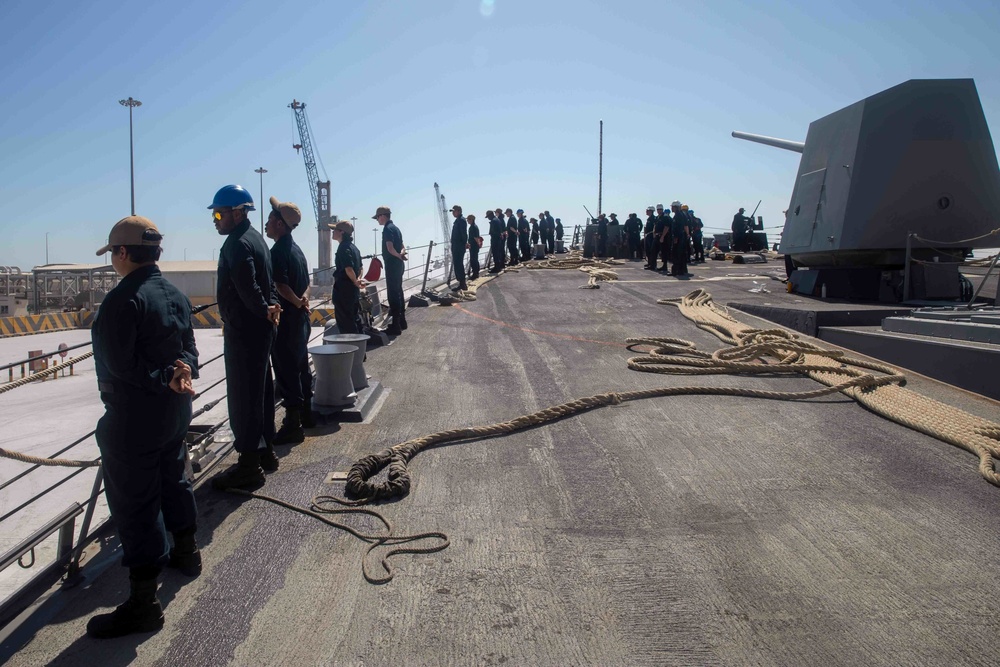 USS Nitze Daily Operations