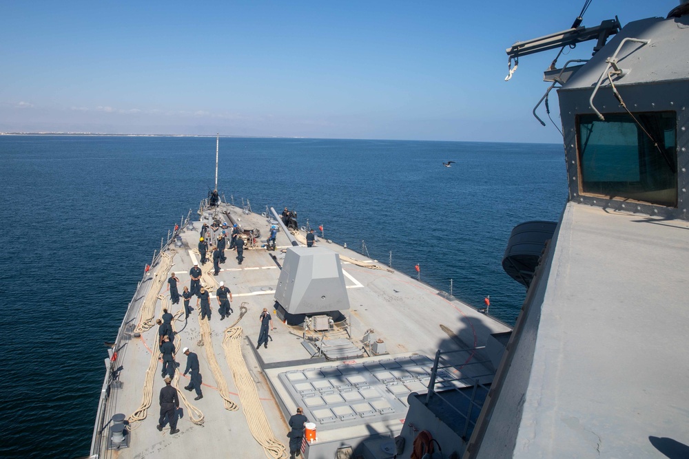 USS Nitze Daily Operations