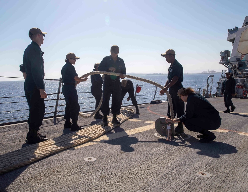 USS Nitze Daily Operations