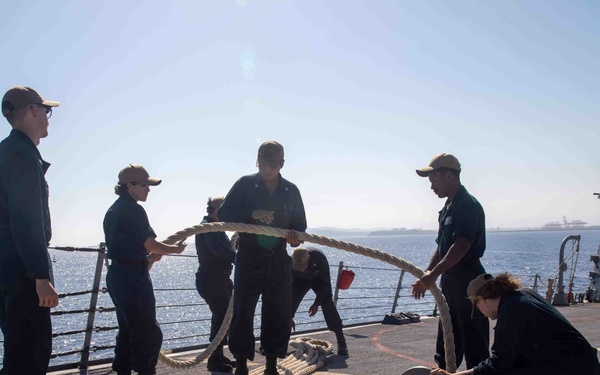 USS Nitze Daily Operations