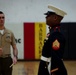 Barracks Marines completed the final evaluation of Ceremonial Drill School