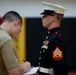 Barracks Marines completed the final evaluation of Ceremonial Drill School