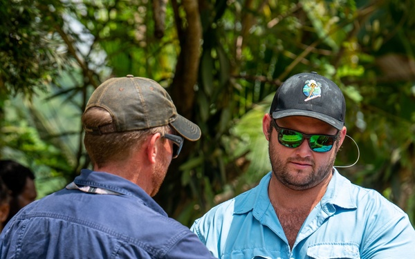 A DPAA Investigation Team travels through the mountainous East Sepik Province