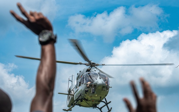 A DPAA Investigation Team travels through the mountainous East Sepik Province