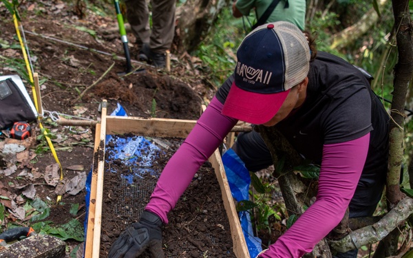 A DPAA Investigation Team travels through the mountainous East Sepik Province