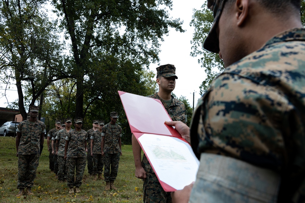 Cpl. Miguel Barragan-Palma Promotion