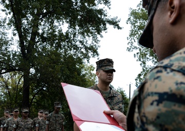 Cpl. Miguel Barragan-Palma Promotion