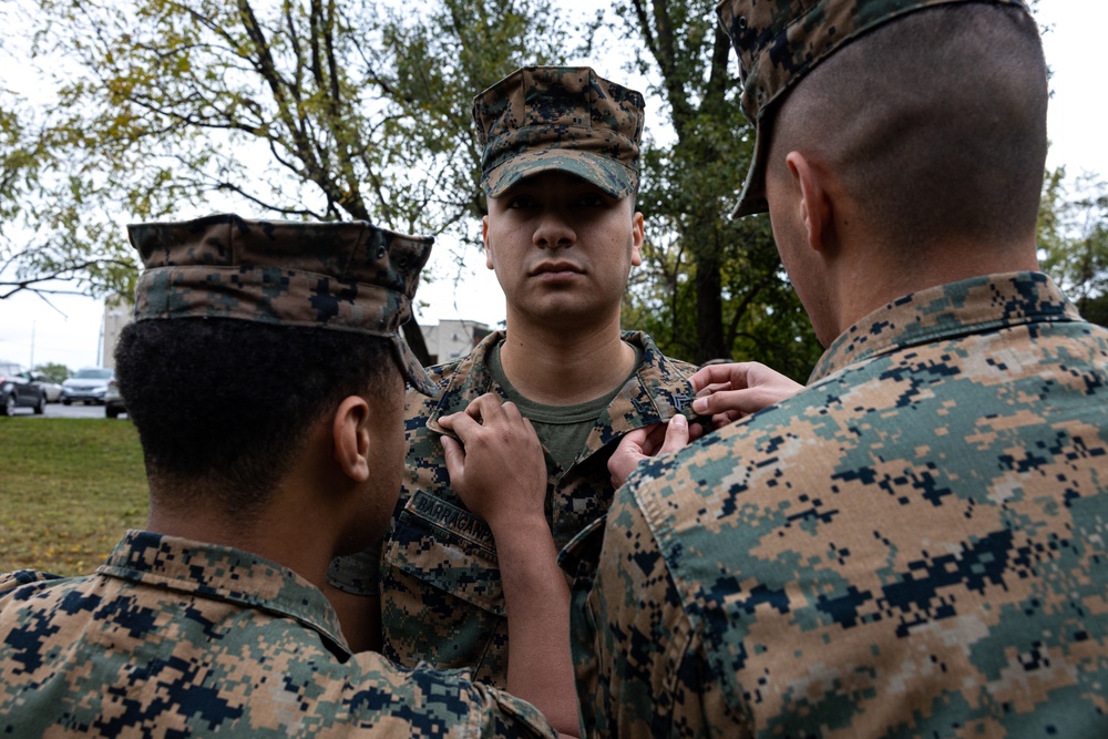 Cpl. Miguel Barragan-Palma Promotion