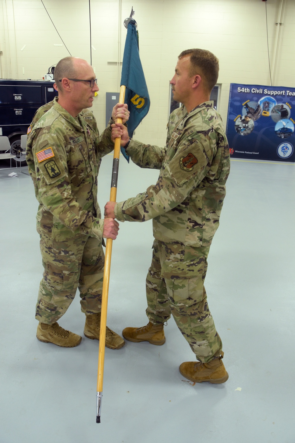 54th Civil Support Team change of command ceremony