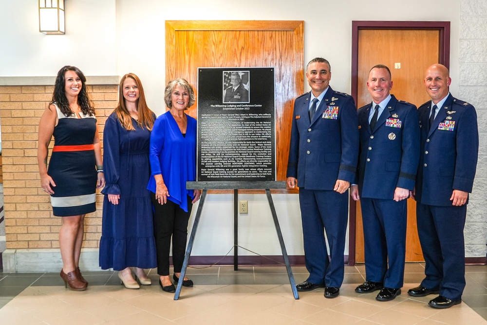 Volk Field names lodging, conference center after base’s champion