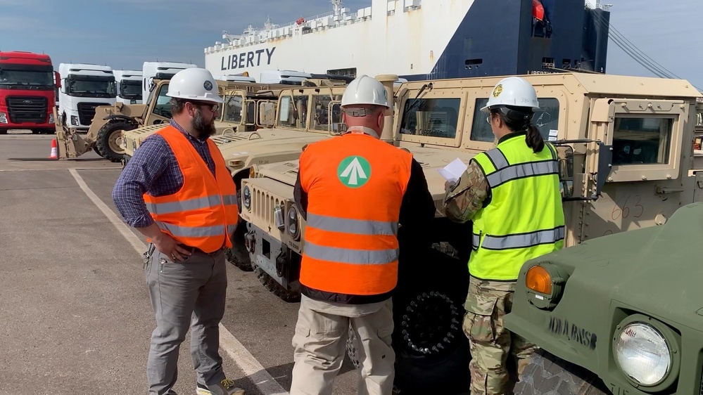 101st ‘Lifeliners’ deploy to Europe through Slovenian port facility