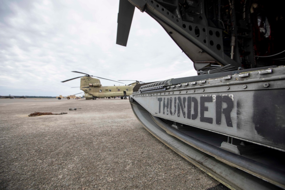 The 3rd Combat Aviation Brigade prepares for Hurricane Ian
