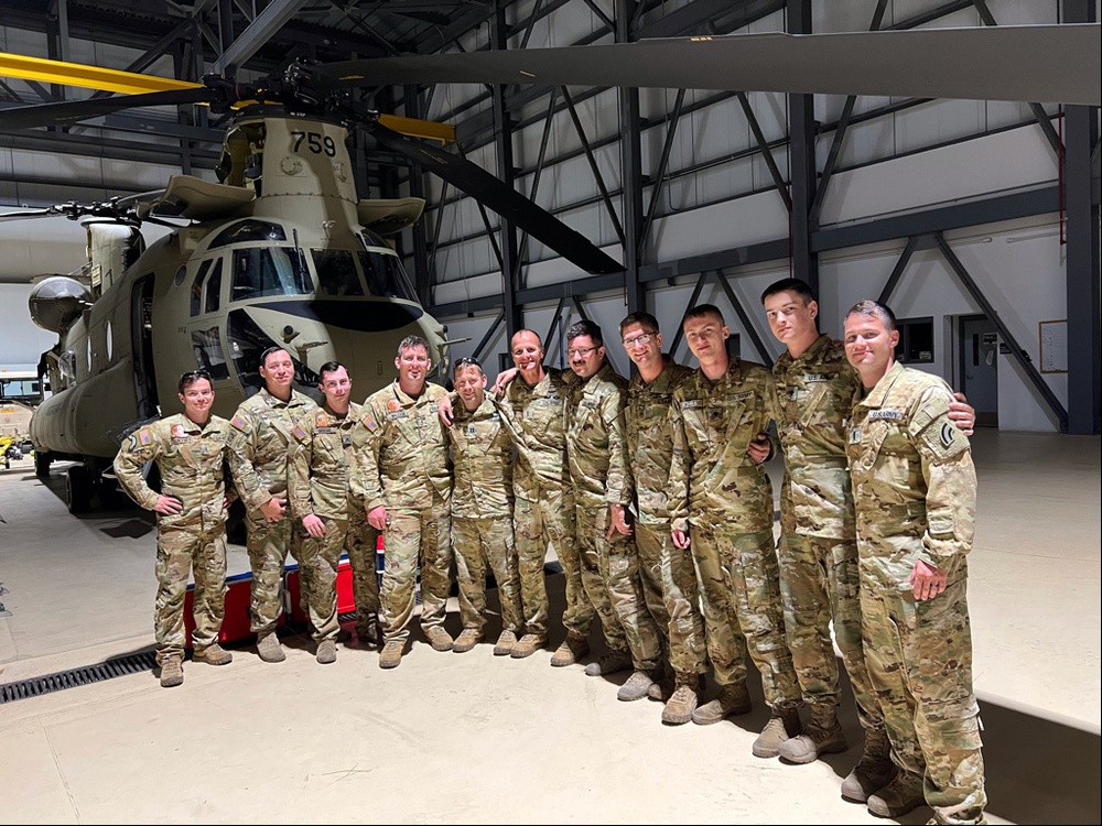 NY Army National Guard aviators return from Florida
