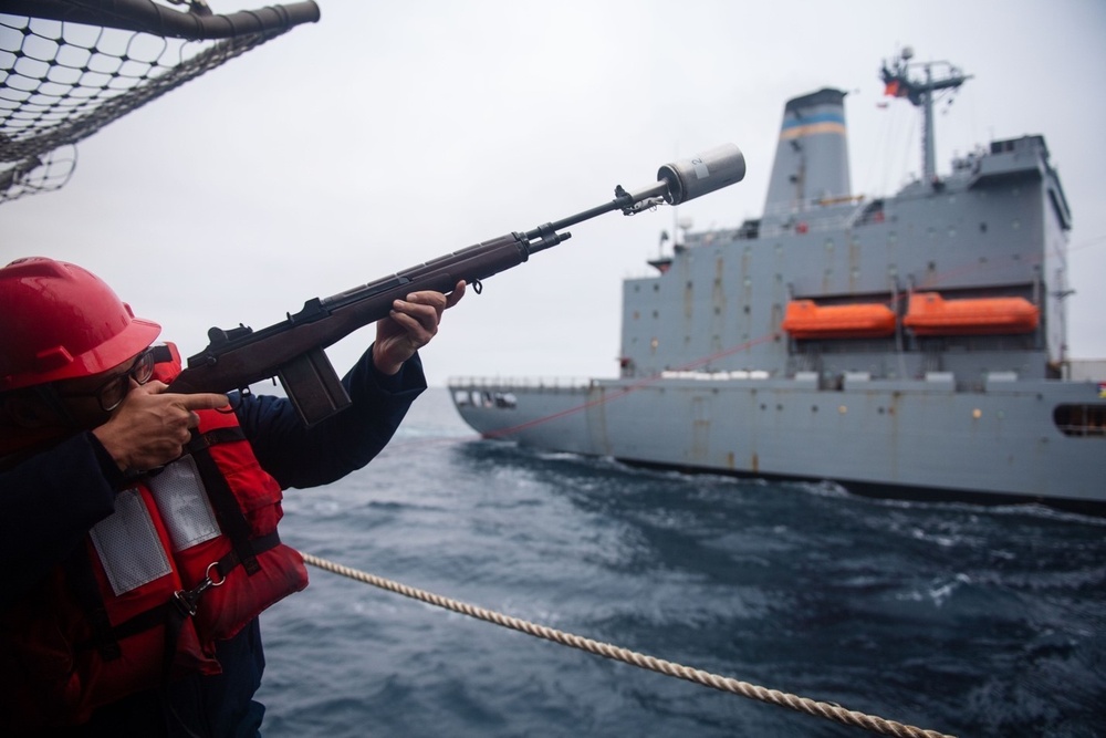 Bunker Hill Replenishment at Sea