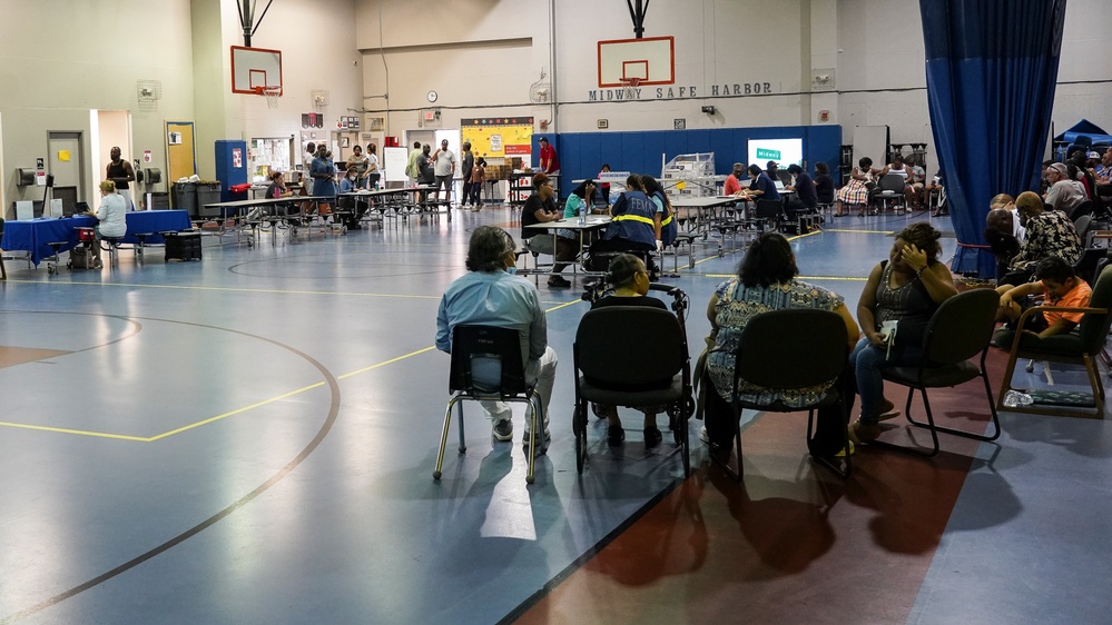 FEMA Mobile Registration Intake Center at Midway Safe Harbor Center