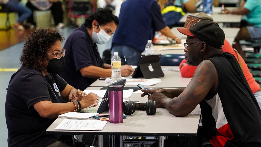 FEMA Mobile Registration Intake Center at Midway Safe Harbor Center