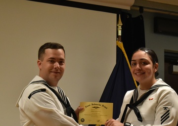 FTSN Casey Lopez defies odds, earns FT 'A' School Honor Graduate