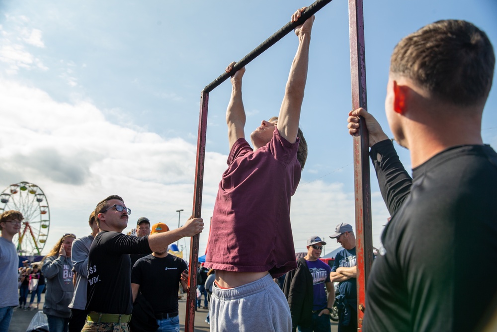 Marines attend Bank of America Roval 400