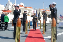 USS Savannah (LCS 28) Gold Crew Holds Assumption of Command Ceremony