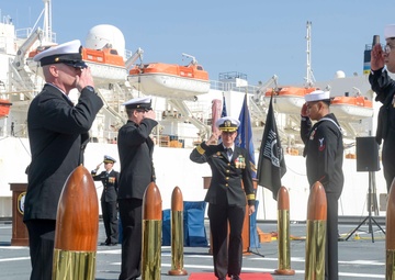 USS Savannah (LCS 28) Gold Holds Assumption of Command Ceremony