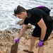 USS George H.W. Bush (CVN 77) Sailors participate in a community relations beach clean up