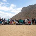 USS George H.W. Bush (CVN 77) Sailors participate in a community relations beach clean up