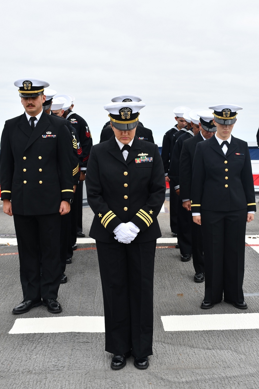 USS Lake Champlain Conducts Burial at Sea