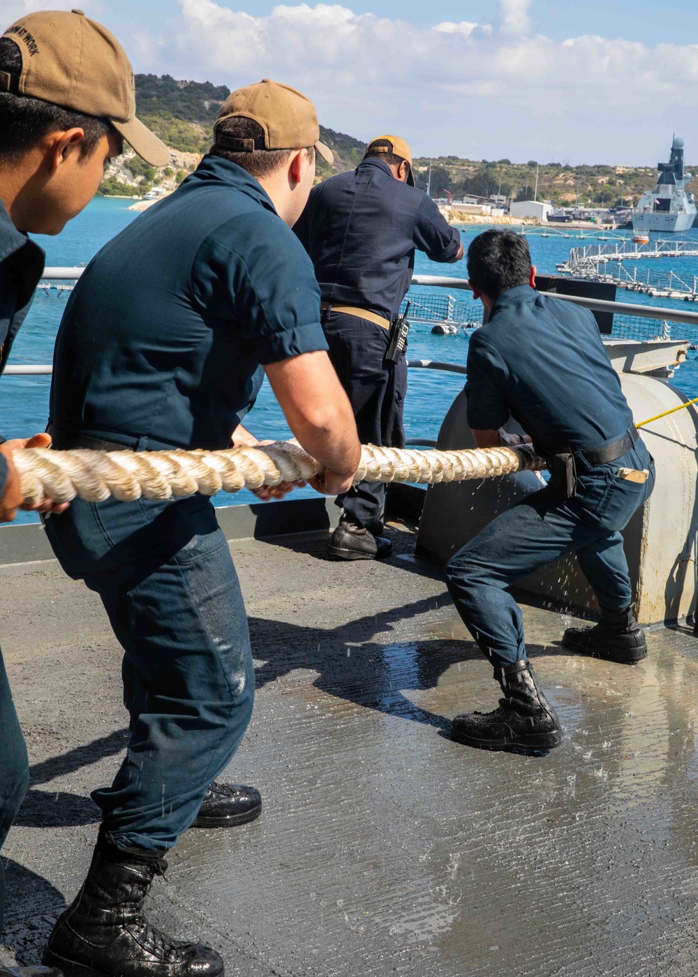 USS George H.W. Bush (CVN 77) Departs Souda Bay