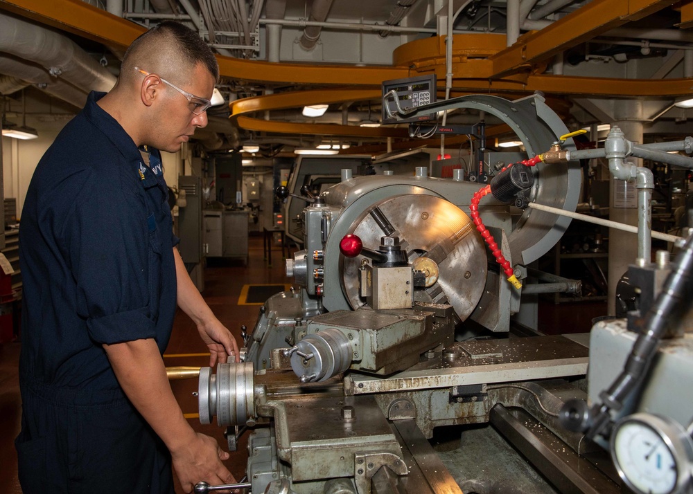 Daily operations aboard USS George H.W. Bush