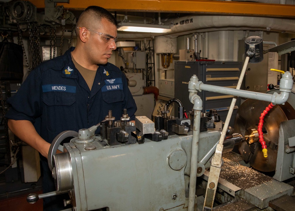 Daily operations aboard USS George H.W. Bush