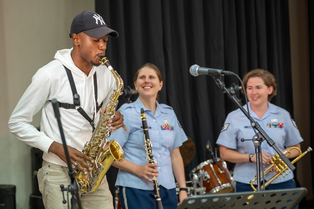 USAFE Band plays with Tunisian Music Institute