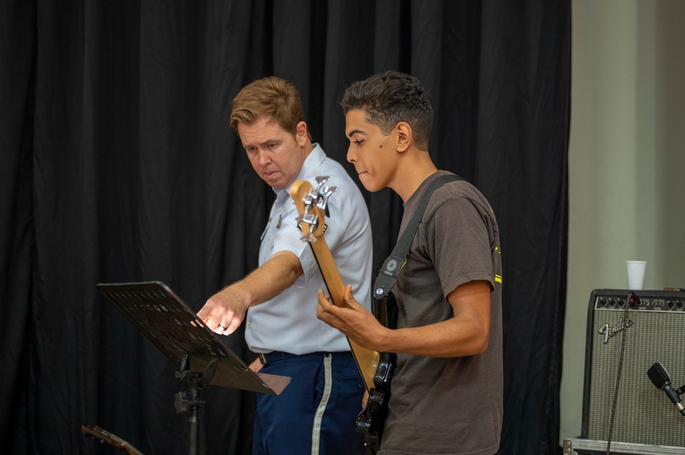 USAFE Band plays with Tunisian Music Institute