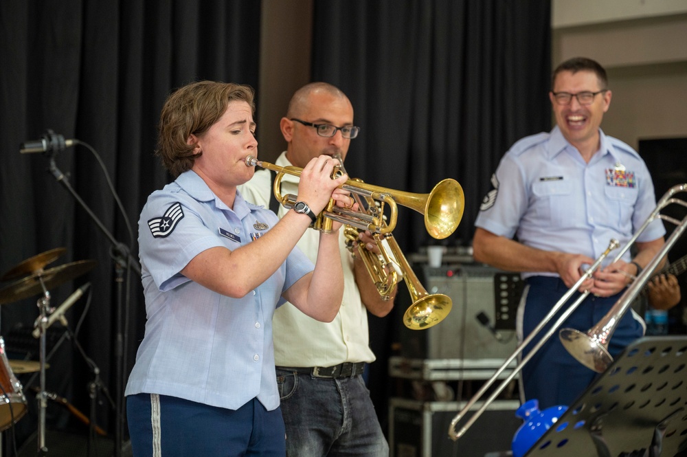 USAFE Band plays with Tunisian Music Institute