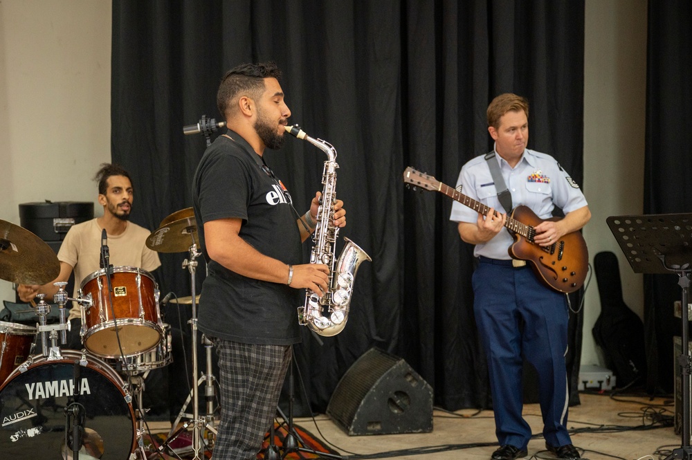 USAFE Band plays with Tunisian Music Institute