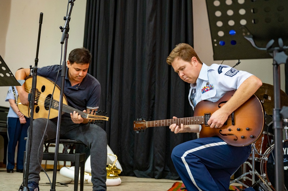 USAFE Band plays with Tunisian Music Institute