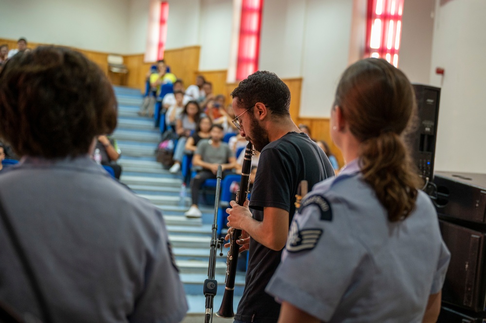 USAFE Band plays with Tunisian Music Institute
