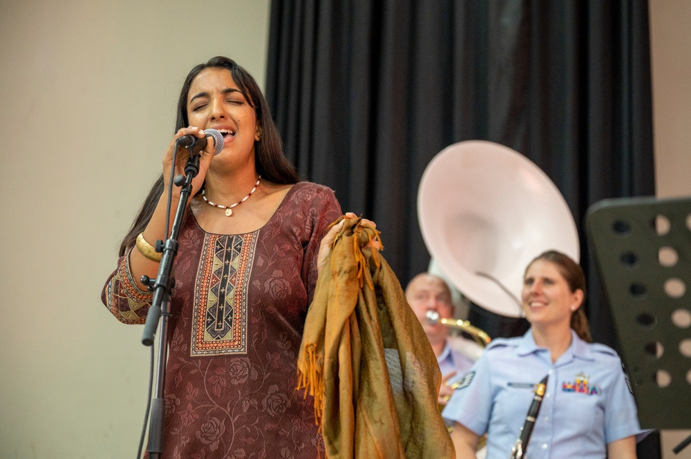 USAFE Band plays with Tunisian Music Institute