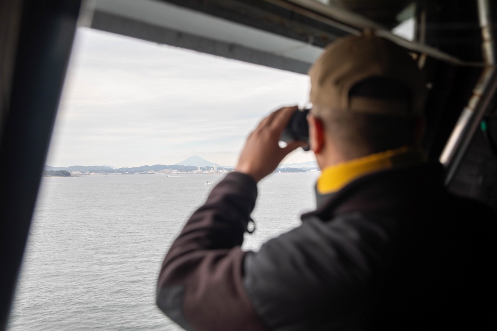 USS Zumwalt Conducts Port Call in Japan