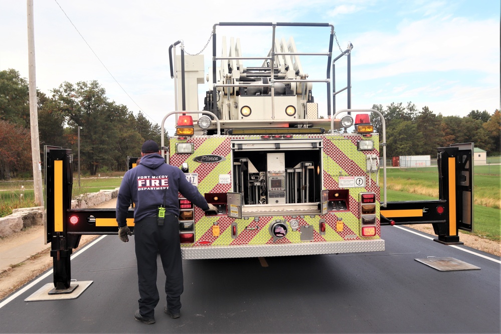 Fort McCoy DES Fire Department renews special accreditation