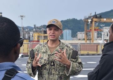 USNS Burlington and Trinidad and Tobago Coast Guard Train Together