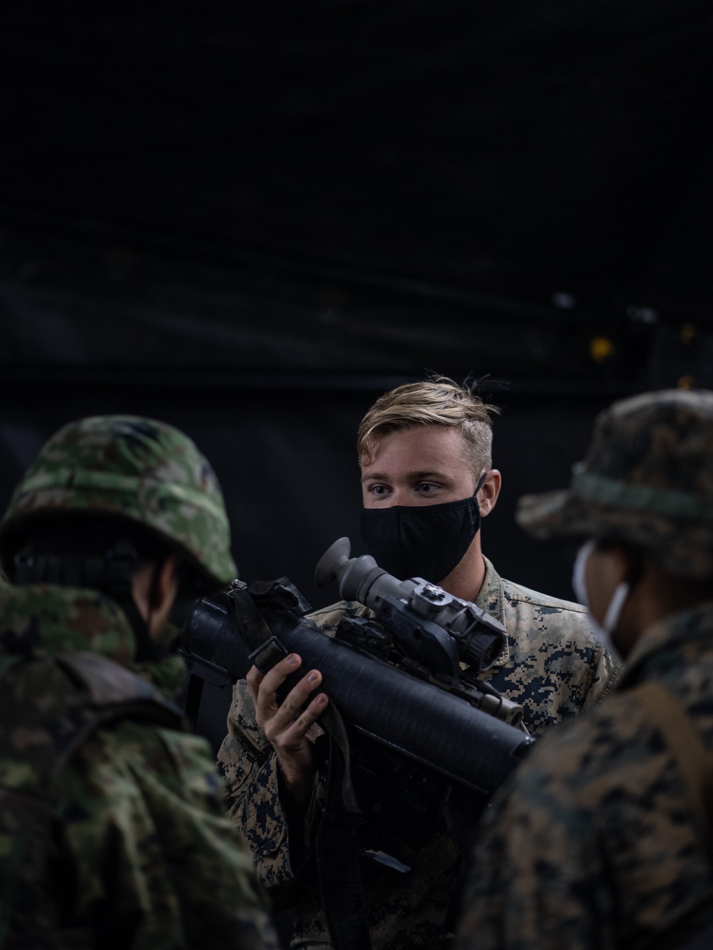 Resolute Dragon 22 | U.S. Marines and JGSDF soldiers conduct Static Weapons Display