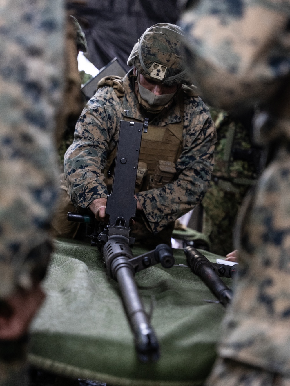 Resolute Dragon 22 | U.S. Marines and JGSDF soldiers conduct Static Weapons Display
