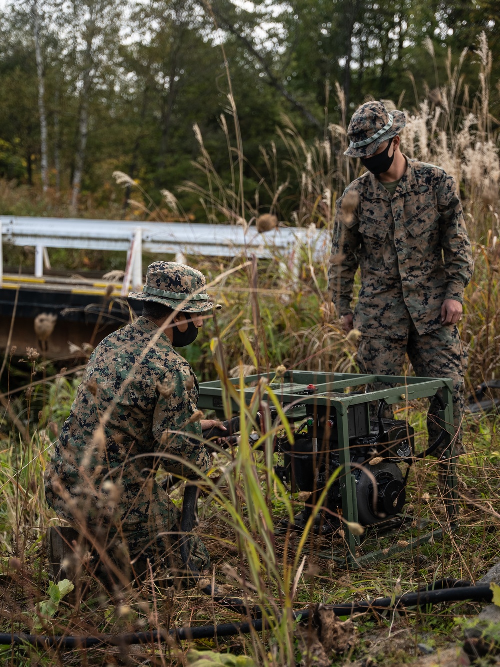 Resolute Dragon 22 | CLR 3 Marines Conduct Bilateral Water Purification Training