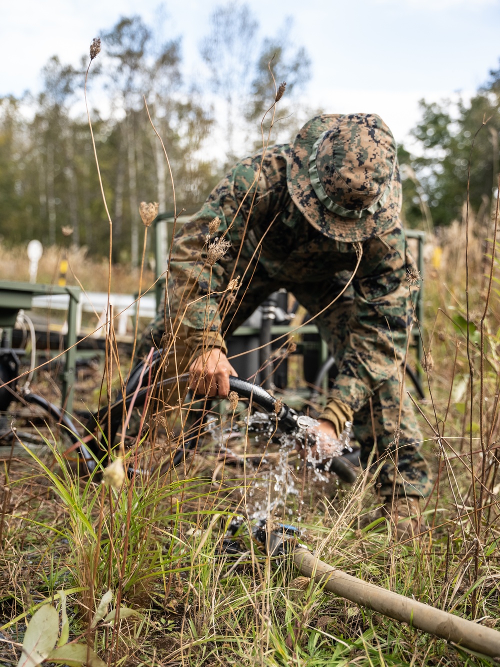 Resolute Dragon 22 | CLR 3 Marines Conduct Bilateral Water Purification Training