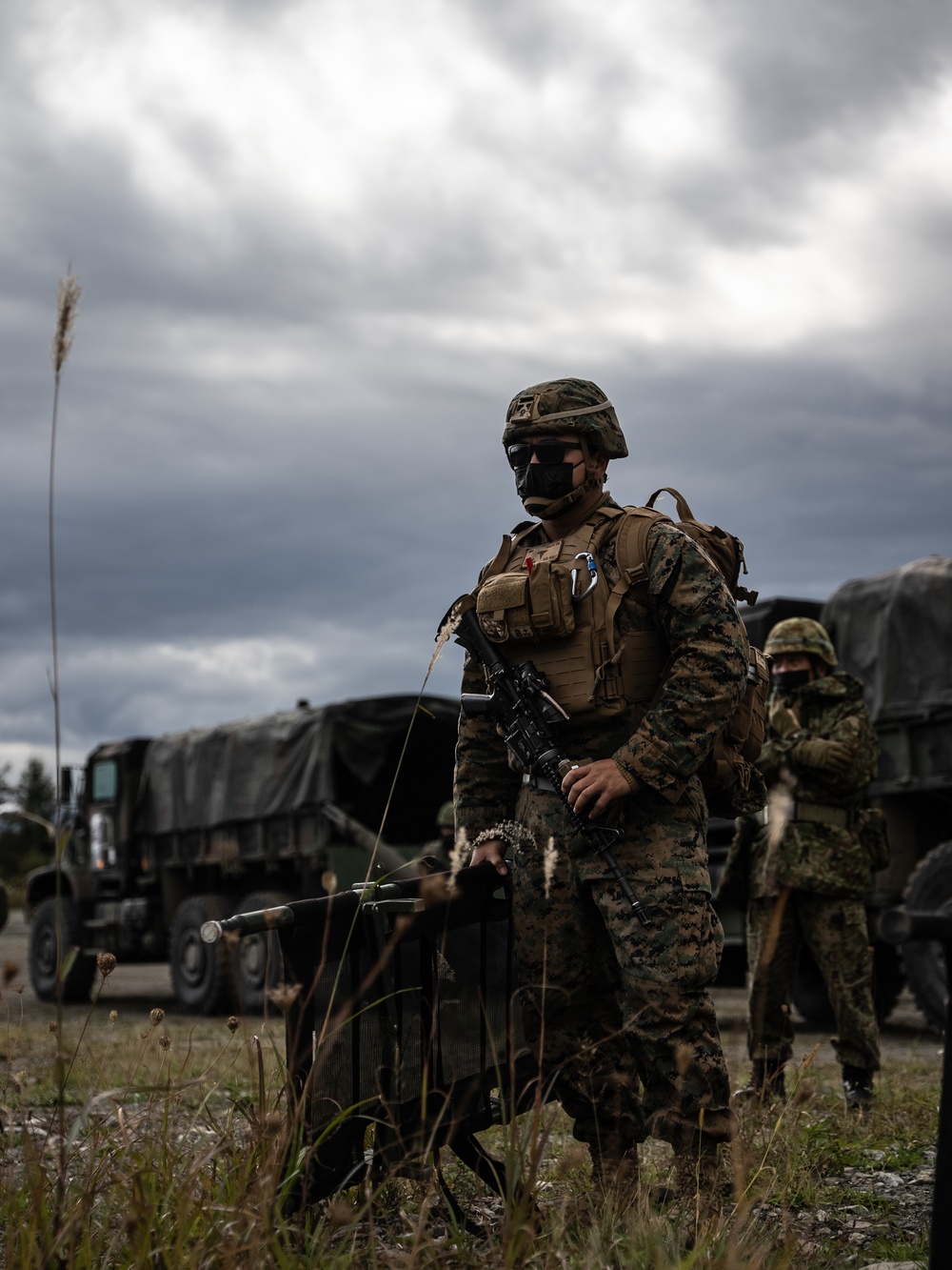 Resolute Dragon 22 | U.S. Marines and JGSDF soldiers conduct a Mass Casualty Drill Resolute Dragon 22 | U.S. Marines and JGSDF soldiers conduct a Mass Casualty Drill