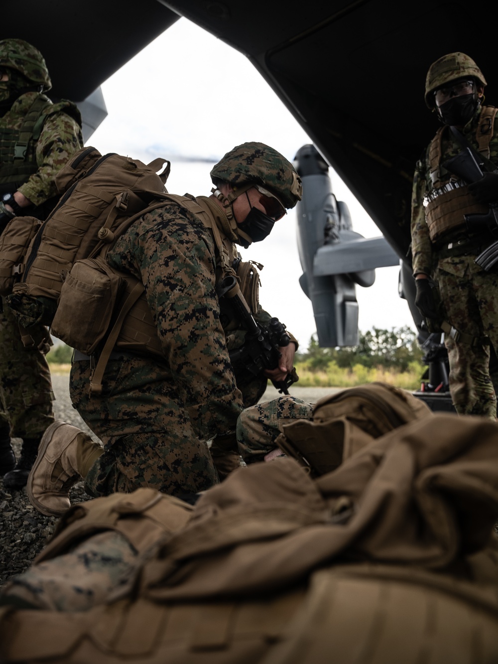 Resolute Dragon 22 | U.S. Marines and JGSDF soldiers conduct a Mass Casualty Drill Resolute Dragon 22 | U.S. Marines and JGSDF soldiers conduct a Mass Casualty Drill