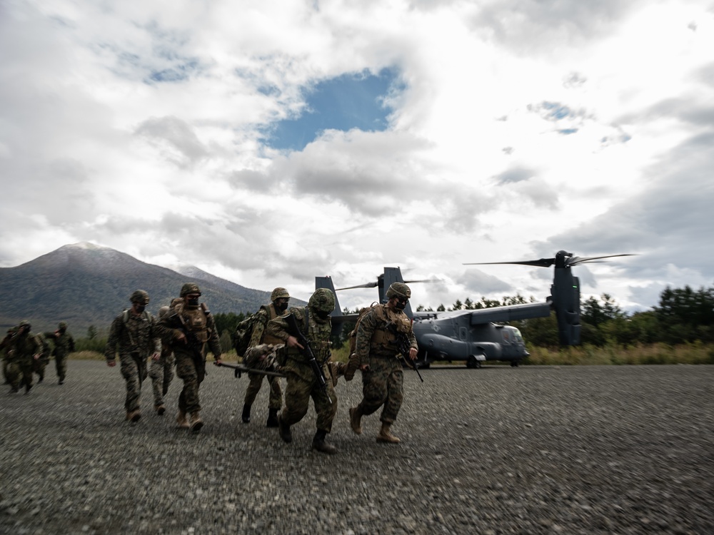 Resolute Dragon 22 | U.S. Marines and JGSDF soldiers conduct a Mass Casualty Drill Resolute Dragon 22 | U.S. Marines and JGSDF soldiers conduct a Mass Casualty Drill