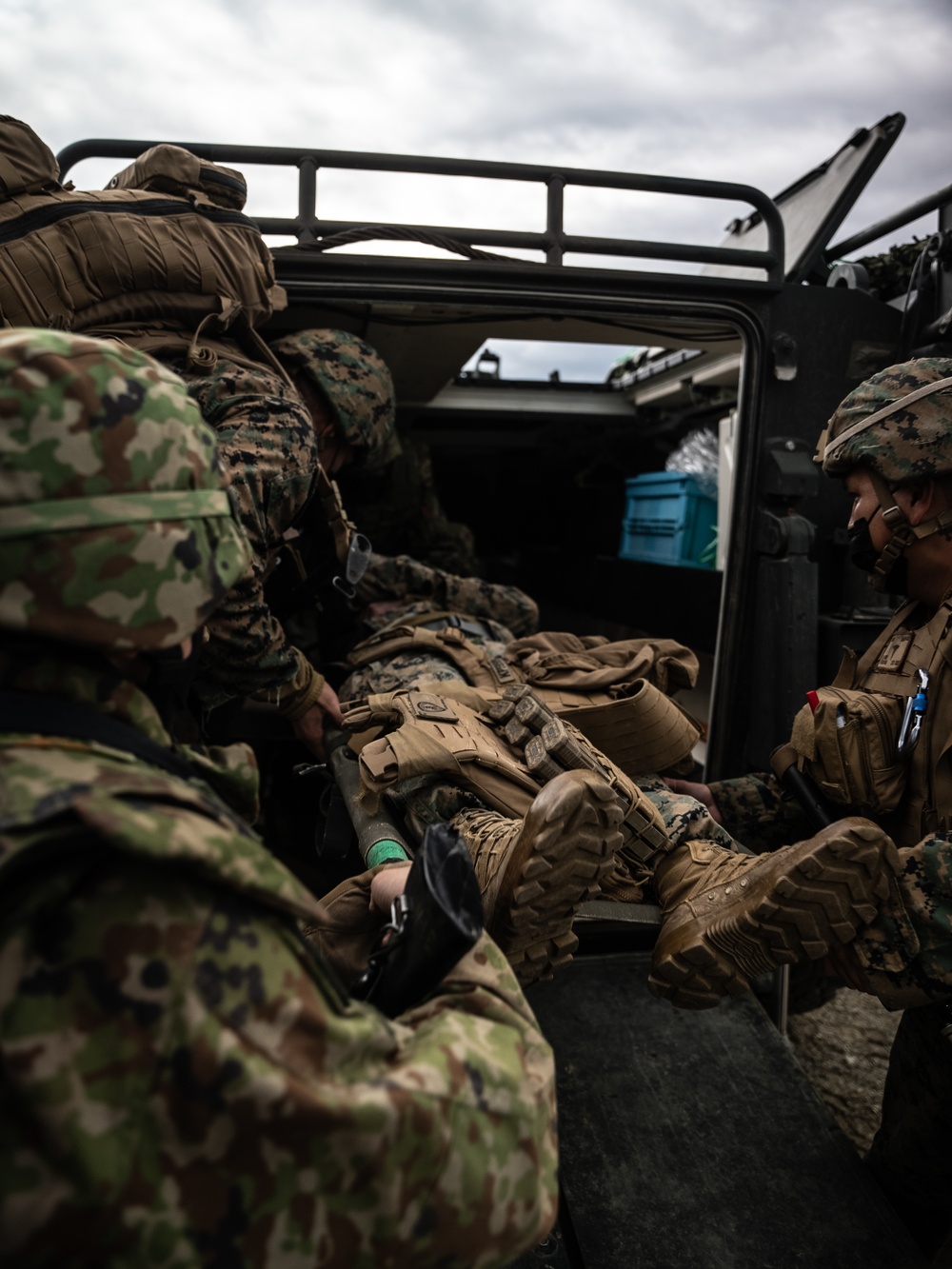 Resolute Dragon 22 | U.S. Marines and JGSDF soldiers conduct a Mass Casualty Drill Resolute Dragon 22 | U.S. Marines and JGSDF soldiers conduct a Mass Casualty Drill