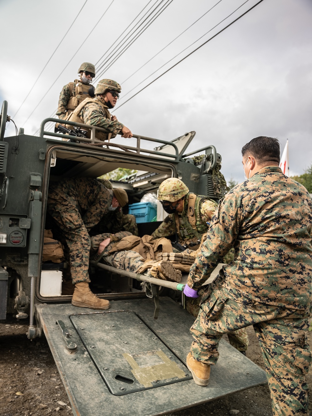 Resolute Dragon 22 | U.S. Marines and JGSDF soldiers conduct a Mass Casualty Drill Resolute Dragon 22 | U.S. Marines and JGSDF soldiers conduct a Mass Casualty Drill