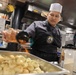 USS Barry (DDG 52) Sailors Prepare Food in the Galley While Operating in the Philippine Sea